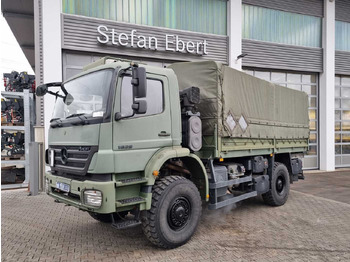 Truk dengan terpal samping MERCEDES-BENZ Axor 1829