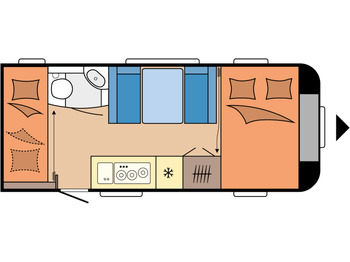 Karavan HOBBY DE LUXE 490 KMF