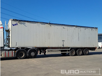 Semi-trailer kotak tertutup