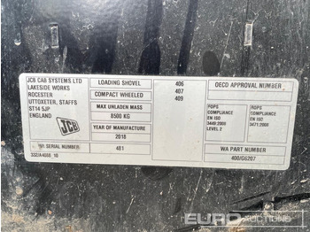 Wheel loader 2018 JCB 406: gambar 2