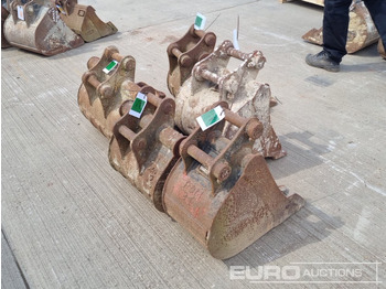 Ember 24", 18", 18", 12", 12" Digging Bucket 40mm Pin to suit Mini Excavator: gambar 5