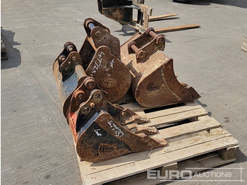 Ember 24", 24", 12", 12" Digging Bucket 30-35mm Pin to suit Mini Excavator: gambar 5