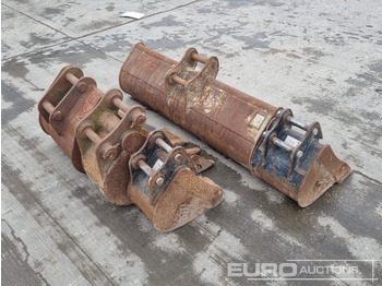 Ember 48" Ditching, 18", 12", 12", 10" Digging Bucket 30-40mm Pin to suit Mini Excavator: gambar 5