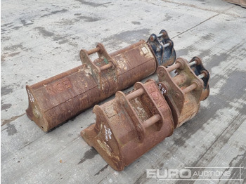 Ember 48" Ditching, 18", 12", 12", 10" Digging Bucket 30-40mm Pin to suit Mini Excavator: gambar 3