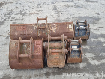 Ember 48" Ditching, 18", 12", 12", 10" Digging Bucket 30-40mm Pin to suit Mini Excavator: gambar 4