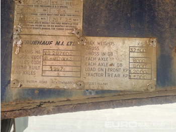 Semi-trailer dengan terpal samping FRUEHAUF