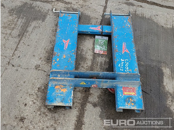 Peralatan untuk menangani material Crane Attachment to suit Forklift: gambar 4