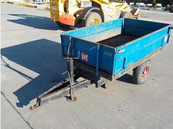 Trailer jungkit Single Axle Dropside Tipping Trailer: gambar 1