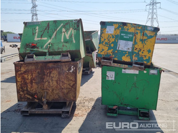 Hopper pembuangan Tipping Skip to suit Forklift (4 of): gambar 4
