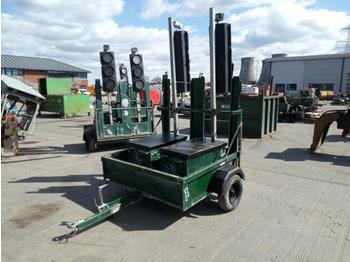 Trailer 2018 Batson Single Axle Traffic Light Trailer, Ramp: gambar 1
