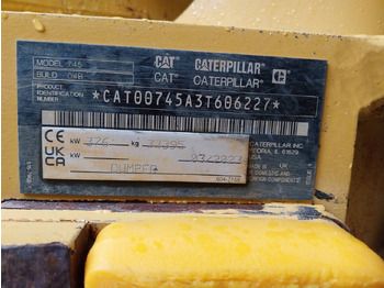 Tempat sampah artikulasi CAT 745: gambar 5 Tempat sampah artikulasi CAT 745: gambar 5