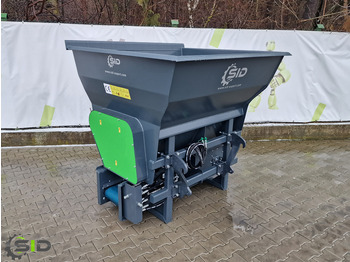Ember loader untuk Peralatan pertanian baru SID EINSTREUGERÄT MIT BAND / FUTTERVERTEILER /  Bedding Bucket / Pailleuse 1,0m 0,8m3: gambar 3