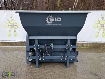 Ember loader untuk Peralatan pertanian baru SID EINSTREUGERÄT MIT BAND / FUTTERVERTEILER /  Bedding Bucket / Pailleuse 1,0m 0,8m3: gambar 4