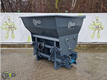 Ember loader untuk Peralatan pertanian baru SID EINSTREUGERÄT MIT BAND / FUTTERVERTEILER /  Bedding Bucket / Pailleuse 1,0m 0,8m3: gambar 5