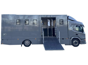 Truk pengangkut kuda Scania P250 Horse Truck: gambar 2
