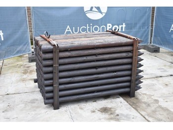 Lampiran Pakket weidepalen rond 8x160cm --: gambar 1