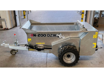 Penyebar kotoran baru Cynkomet Rozrzutnik obornika 800 kg / Miststreuer Mini / SPREADER N-200: gambar 3