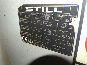 Forklift listrik Still RX20-20: gambar 5 Forklift listrik Still RX20-20: gambar 5