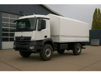 Truk dengan terpal samping MERCEDES-BENZ Arocs 1836