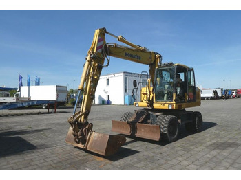 Ekskavator roda Komatsu Mobilbagger PW140-7 Mobilbagger: gambar 2
