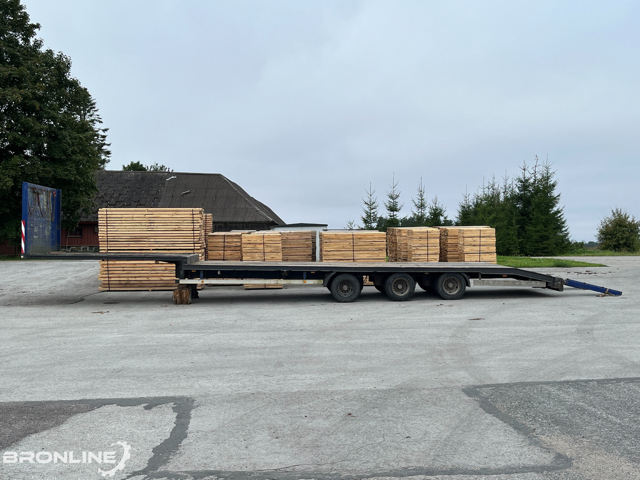 2003 WECON S327 LK20 3-axle trailer - Semi-trailer low bed: gambar 2 2003 WECON S327 LK20 3-axle trailer - Semi-trailer low bed: gambar 2