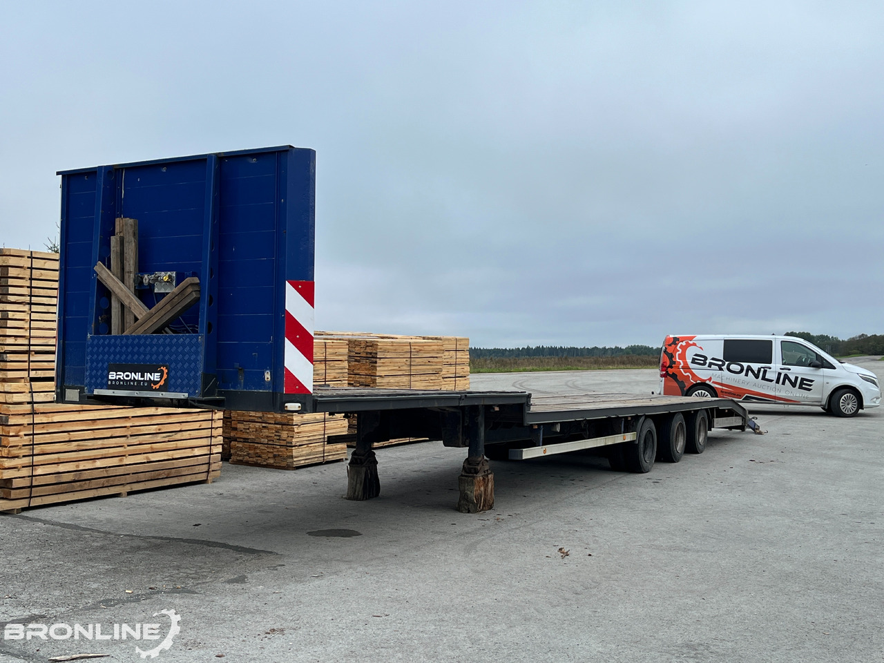 2003 WECON S327 LK20 3-axle trailer - Semi-trailer low bed: gambar 1 2003 WECON S327 LK20 3-axle trailer - Semi-trailer low bed: gambar 1