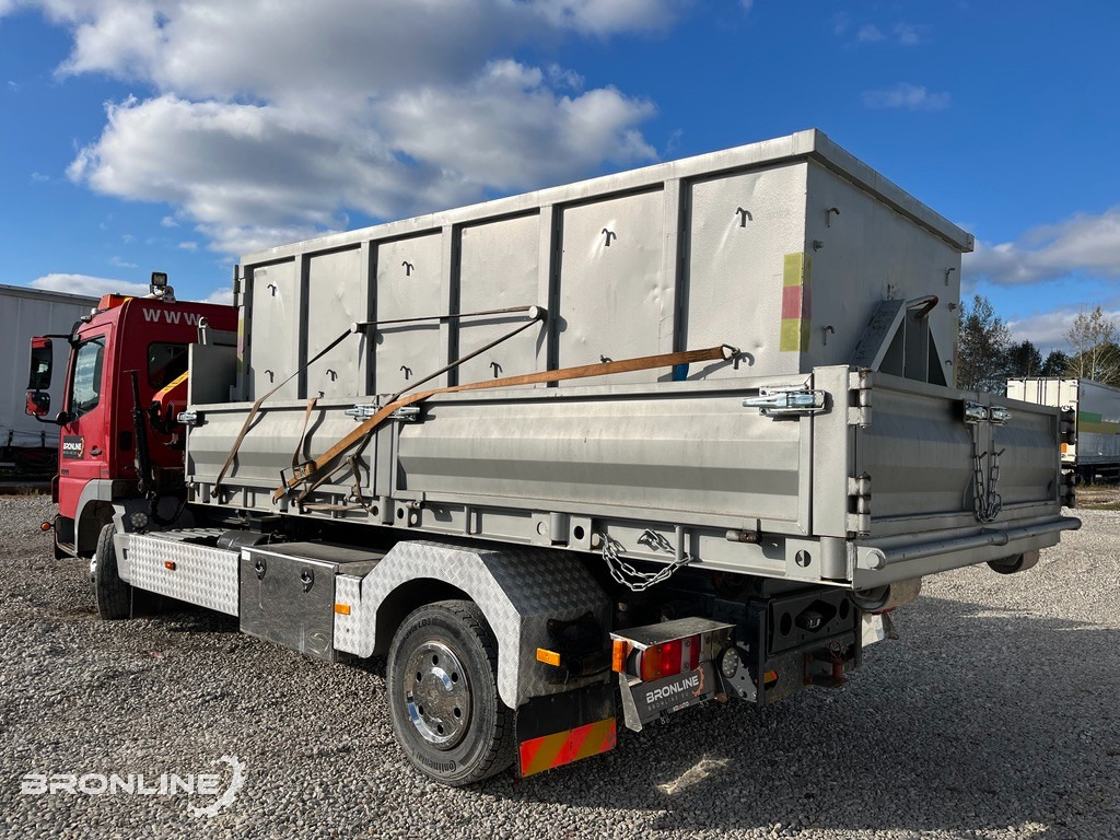 2007 Mercedes-Benz Atego 1024 Crane+Winch+Hooklift - Hook lift, Truk derek: gambar 4 2007 Mercedes-Benz Atego 1024 Crane+Winch+Hooklift - Hook lift, Truk derek: gambar 4