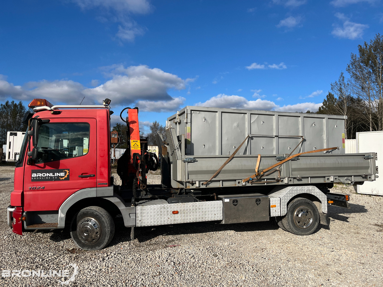 2007 Mercedes-Benz Atego 1024 Crane+Winch+Hooklift - Hook lift, Truk derek: gambar 3 2007 Mercedes-Benz Atego 1024 Crane+Winch+Hooklift - Hook lift, Truk derek: gambar 3