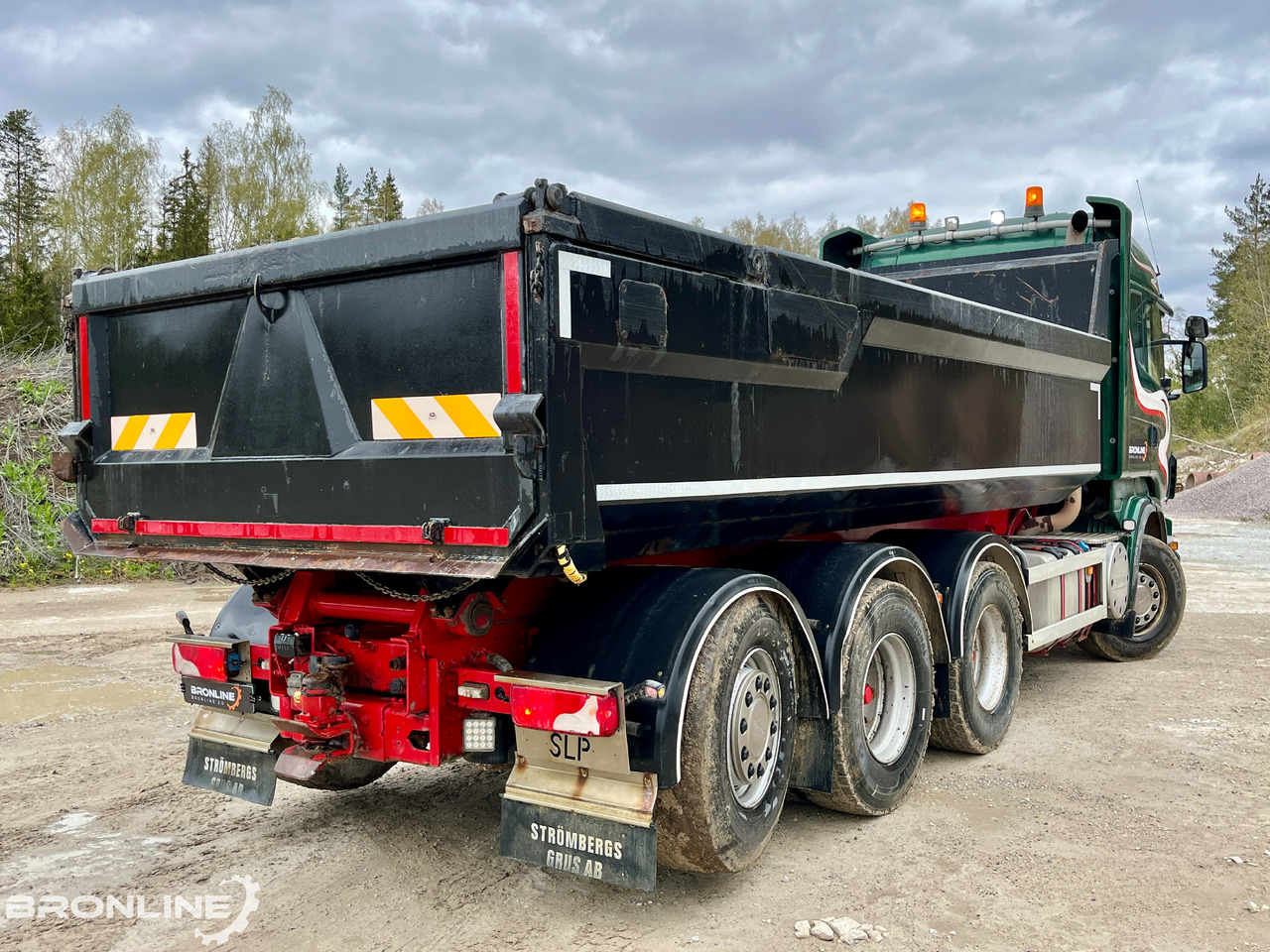 Truk jungkit 2013 V8 SCANIA R560 8X4 Tipper/Kallur/Retarder: gambar 18