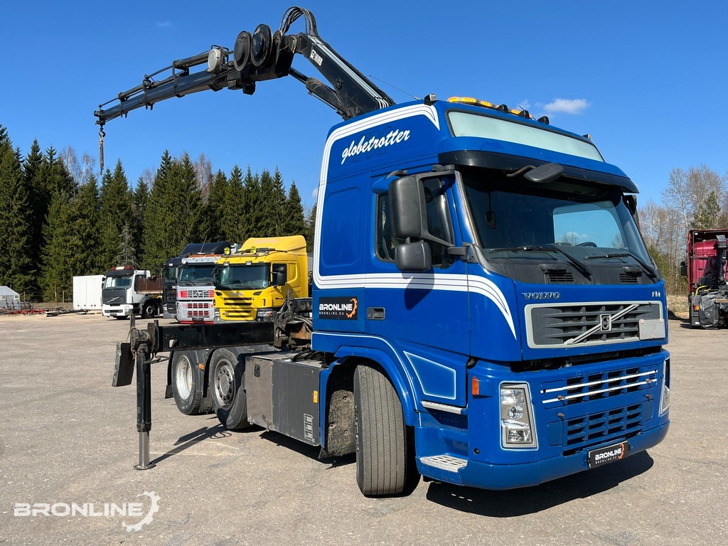 2008 VOLVO FM440 6x2+HIAB Crane+Platform trailer - Tractor head, Semi-trailer flatbed: gambar 2 2008 VOLVO FM440 6x2+HIAB Crane+Platform trailer - Tractor head, Semi-trailer flatbed: gambar 2