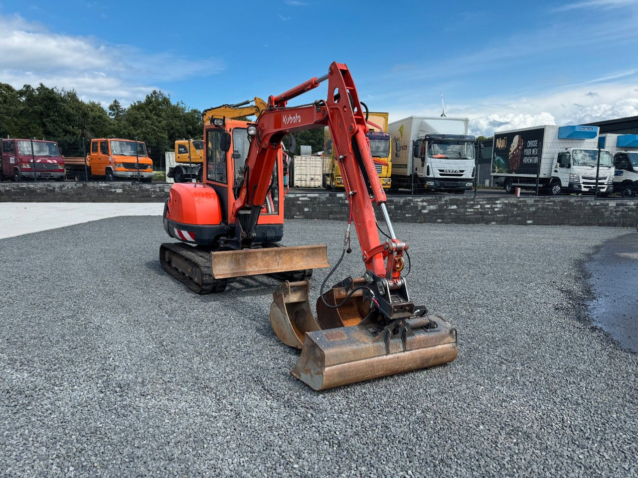 Kubota KX 121-3a KX121 Minibagger Monoausleger 3xLöffel - Ekskavator mini: gambar 3 Kubota KX 121-3a KX121 Minibagger Monoausleger 3xLöffel - Ekskavator mini: gambar 3