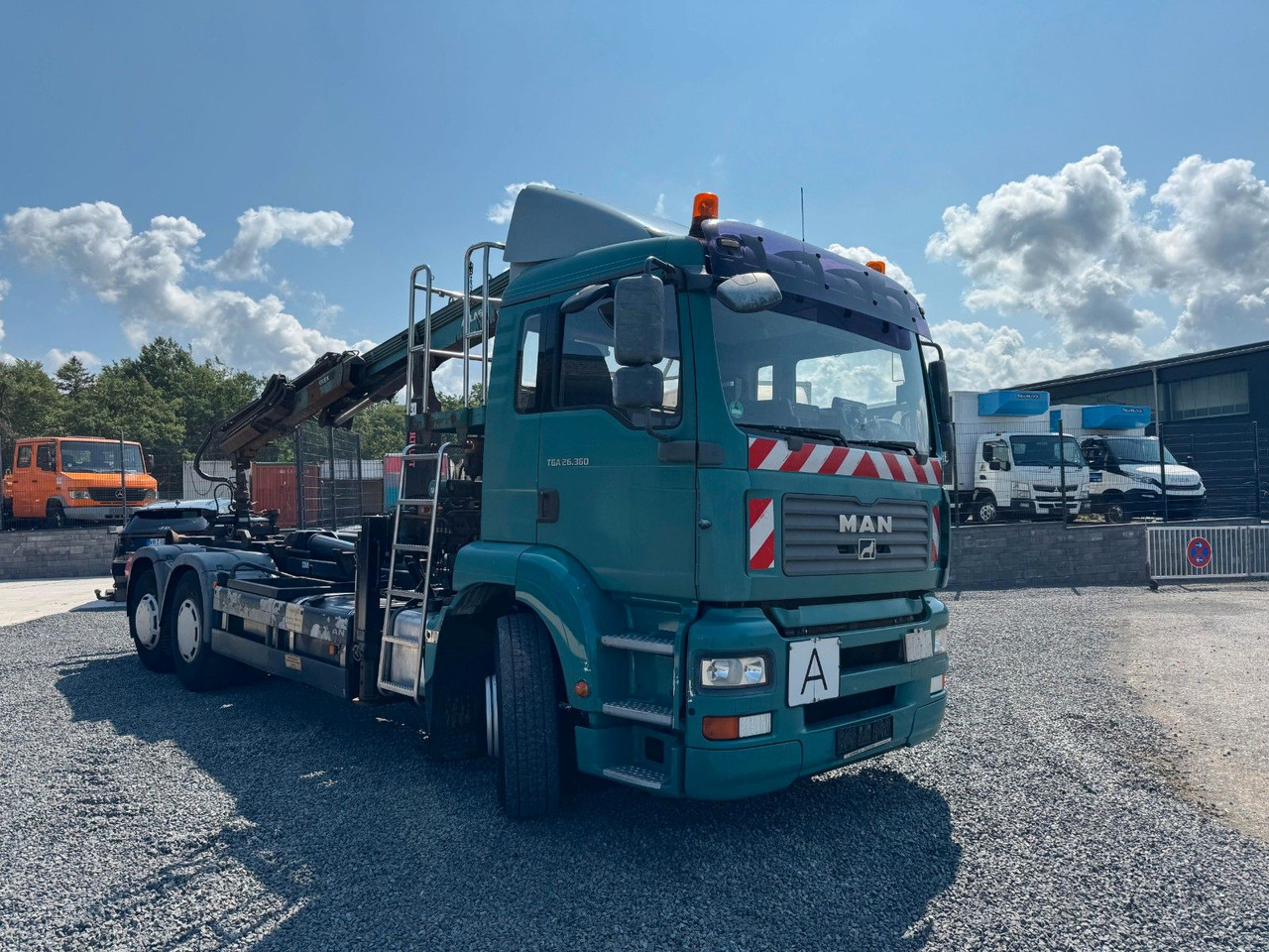 MAN TGA 26.360 Kran TeRex Multilift Fernbedienung - Hook lift, Truk derek: gambar 5 MAN TGA 26.360 Kran TeRex Multilift Fernbedienung - Hook lift, Truk derek: gambar 5