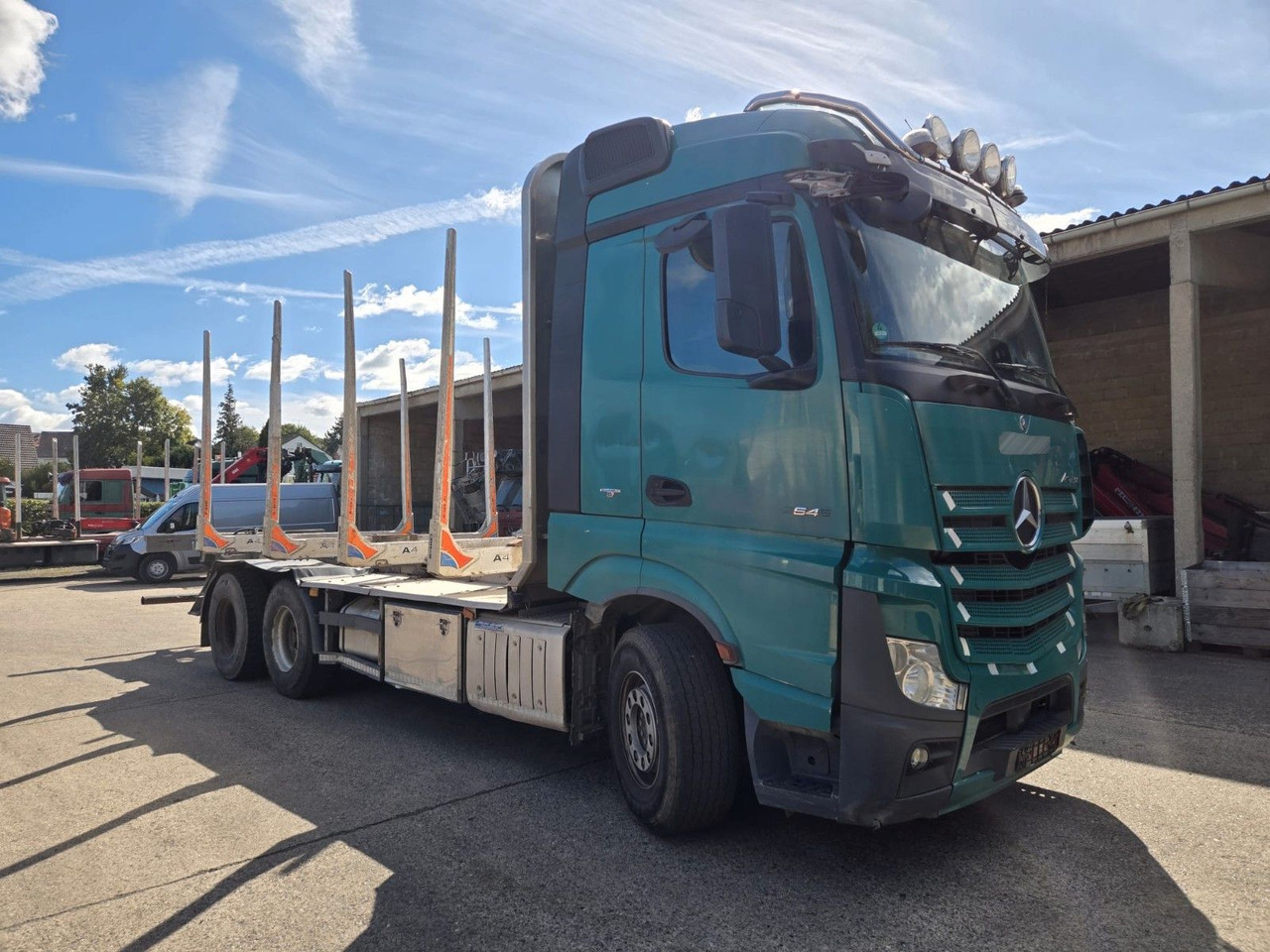 Mercedes-Benz Actros 2645 Holztransporter ohne Kran - Pengangkut kontainer/ Container truck: gambar 2 Mercedes-Benz Actros 2645 Holztransporter ohne Kran - Pengangkut kontainer/ Container truck: gambar 2