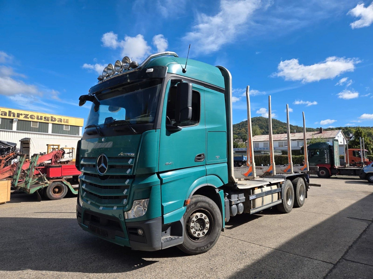 Mercedes-Benz Actros 2645 Holztransporter ohne Kran - Pengangkut kontainer/ Container truck: gambar 1 Mercedes-Benz Actros 2645 Holztransporter ohne Kran - Pengangkut kontainer/ Container truck: gambar 1