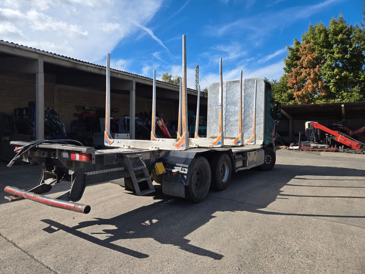 Mercedes-Benz Actros 2645 Holztransporter ohne Kran - Pengangkut kontainer/ Container truck: gambar 4 Mercedes-Benz Actros 2645 Holztransporter ohne Kran - Pengangkut kontainer/ Container truck: gambar 4