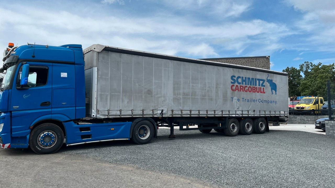 Schmitz Cargobull S01 Pritsche Plane Edscha Liftachse - Semi-trailer dengan terpal samping: gambar 1 Schmitz Cargobull S01 Pritsche Plane Edscha Liftachse - Semi-trailer dengan terpal samping: gambar 1