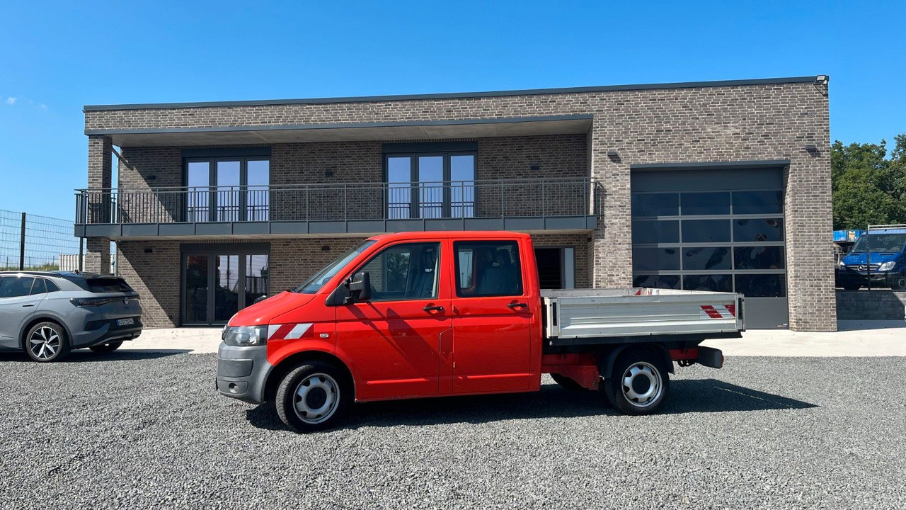 Volkswagen T5 Transporter Pritsche Doppelkabine Doka - Van flatbed, Van kombi: gambar 1 Volkswagen T5 Transporter Pritsche Doppelkabine Doka - Van flatbed, Van kombi: gambar 1