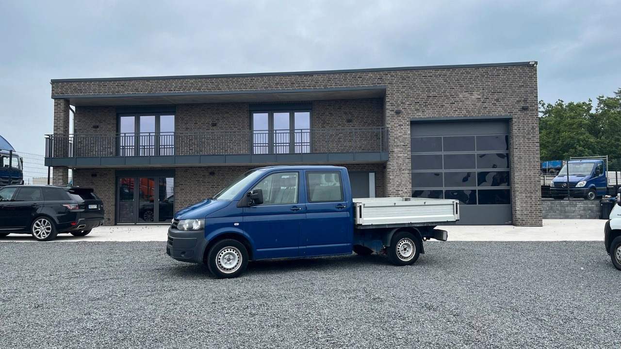 Volkswagen T5 Transporter Pritsche Doppelkabine Doka - Van flatbed, Van kombi: gambar 1 Volkswagen T5 Transporter Pritsche Doppelkabine Doka - Van flatbed, Van kombi: gambar 1