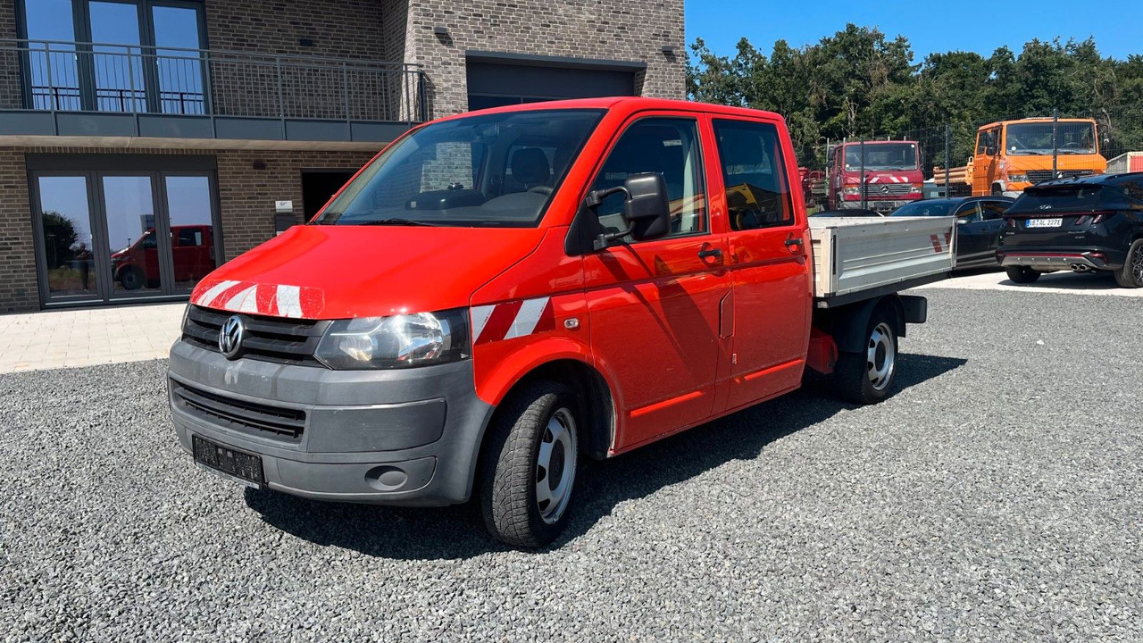 Volkswagen T5 Transporter Pritsche Doppelkabine Doka - Van flatbed, Van kombi: gambar 2 Volkswagen T5 Transporter Pritsche Doppelkabine Doka - Van flatbed, Van kombi: gambar 2