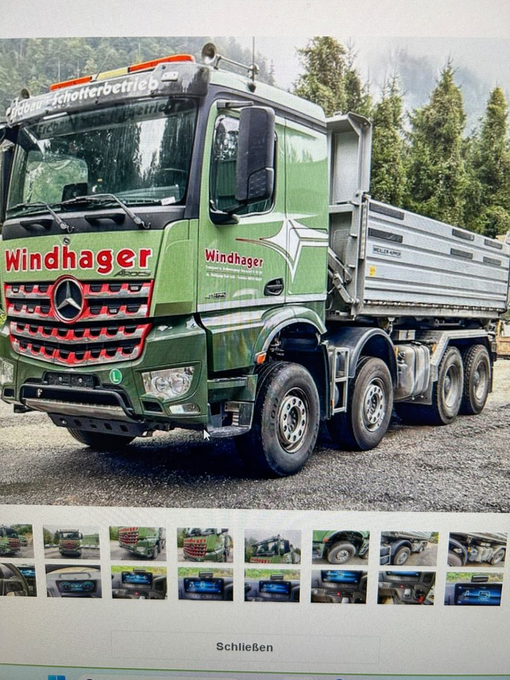 Mercedes-Benz Arocs 4152 8x4 BB Meiller Special Kipper - Truk jungkit: gambar 1 Mercedes-Benz Arocs 4152 8x4 BB Meiller Special Kipper - Truk jungkit: gambar 1