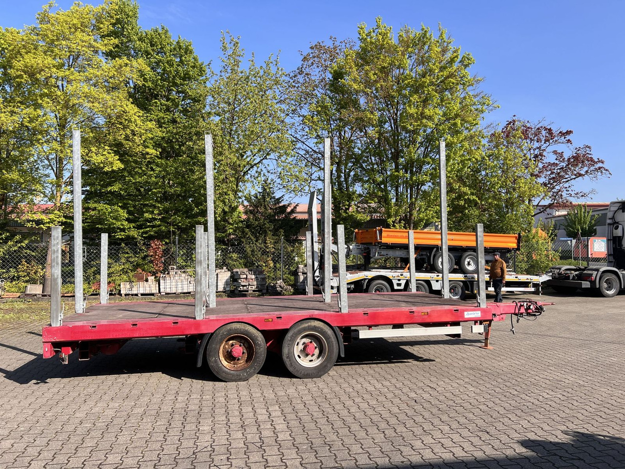 Auwärter Tandempritsche, ausziehbar, wenig Benutzt - Trailer flatbed: gambar 5 Auwärter Tandempritsche, ausziehbar, wenig Benutzt - Trailer flatbed: gambar 5