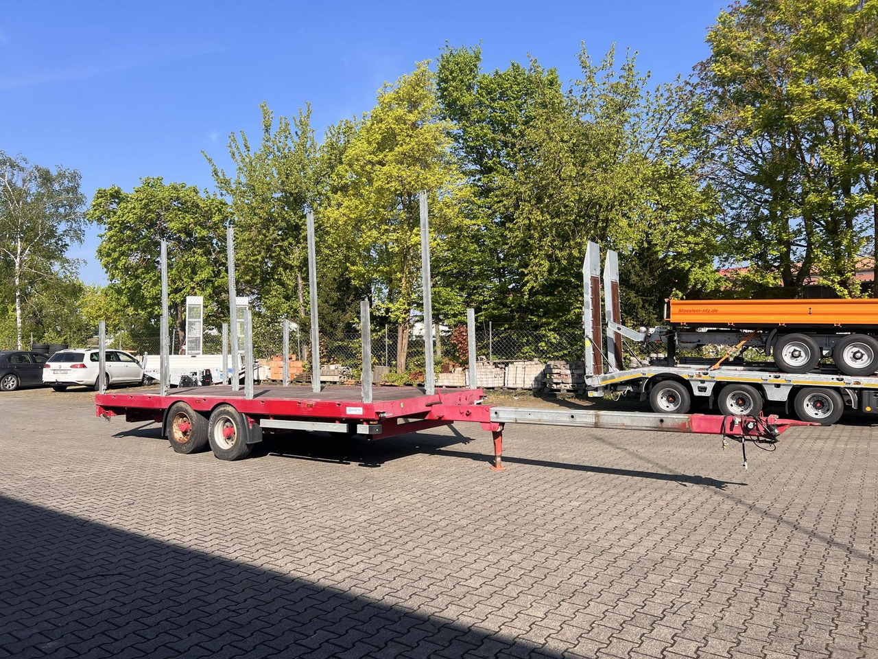 Auwärter Tandempritsche, ausziehbar, wenig Benutzt - Trailer flatbed: gambar 1 Auwärter Tandempritsche, ausziehbar, wenig Benutzt - Trailer flatbed: gambar 1