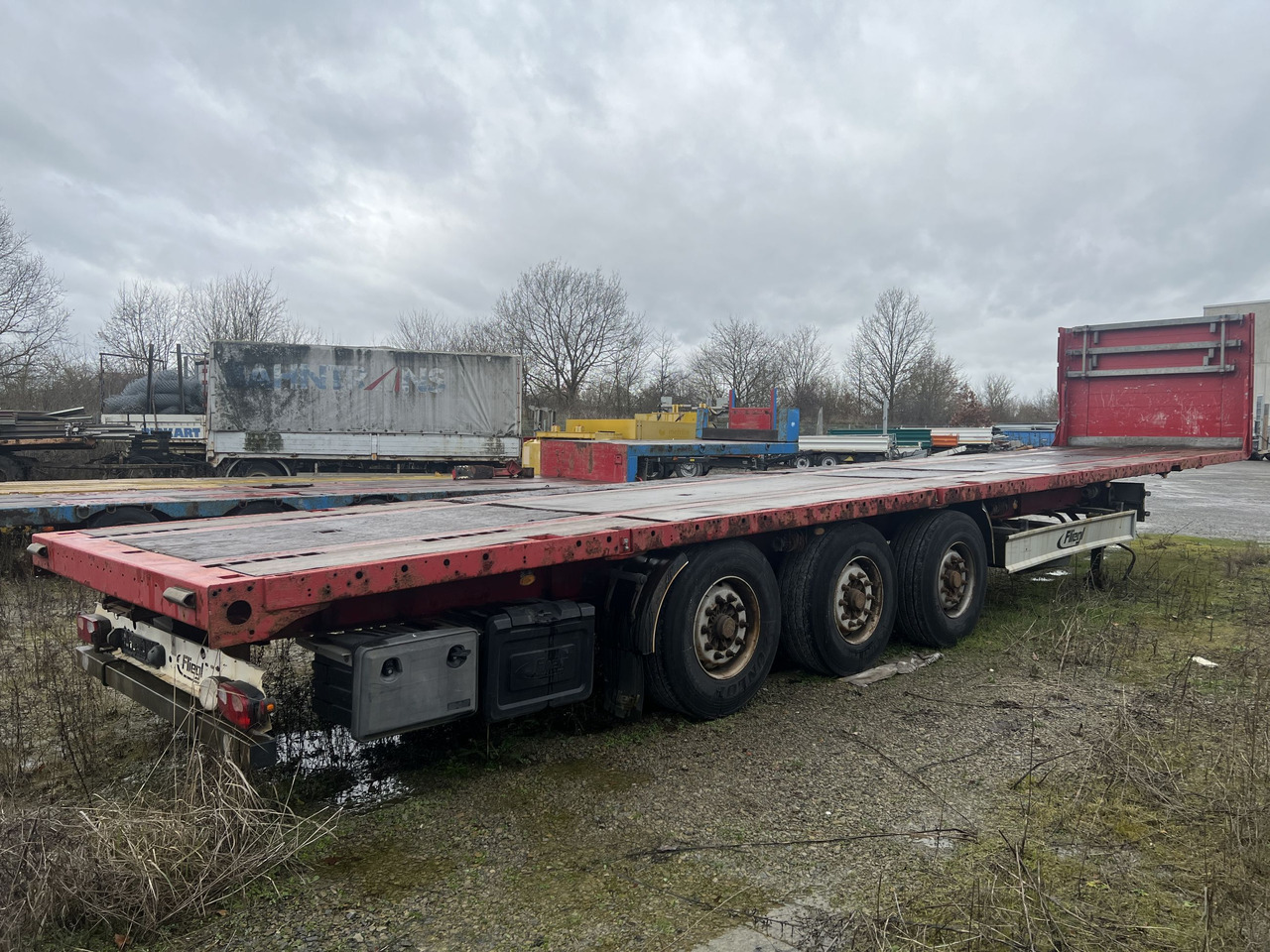Fliegl SDS350 3 Achs Sattelauflieger - Semi-trailer flatbed: gambar 1 Fliegl SDS350 3 Achs Sattelauflieger - Semi-trailer flatbed: gambar 1