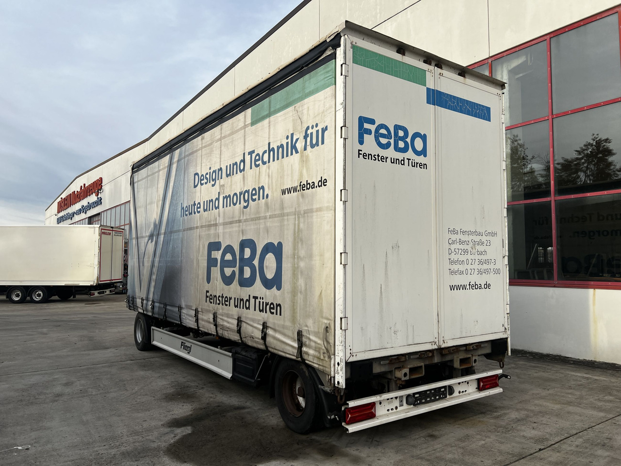 Fliegl ZPS180 2 Achs Jumbo- Planenanhänger - Trailer dengan terpal samping: gambar 4 Fliegl ZPS180 2 Achs Jumbo- Planenanhänger - Trailer dengan terpal samping: gambar 4
