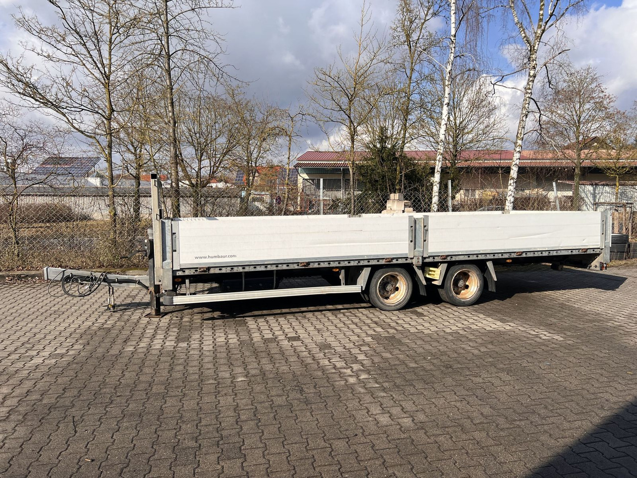 Humbaur 14,4 t Tandem- Pritschenanhänger- Tieflader - Trailer low bed: gambar 1 Humbaur 14,4 t Tandem- Pritschenanhänger- Tieflader - Trailer low bed: gambar 1