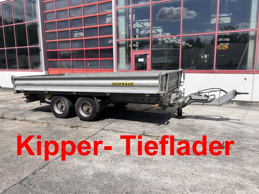 Humbaur Tandemkipper- Tieflader - Trailer jungkit: gambar 1 Humbaur Tandemkipper- Tieflader - Trailer jungkit: gambar 1