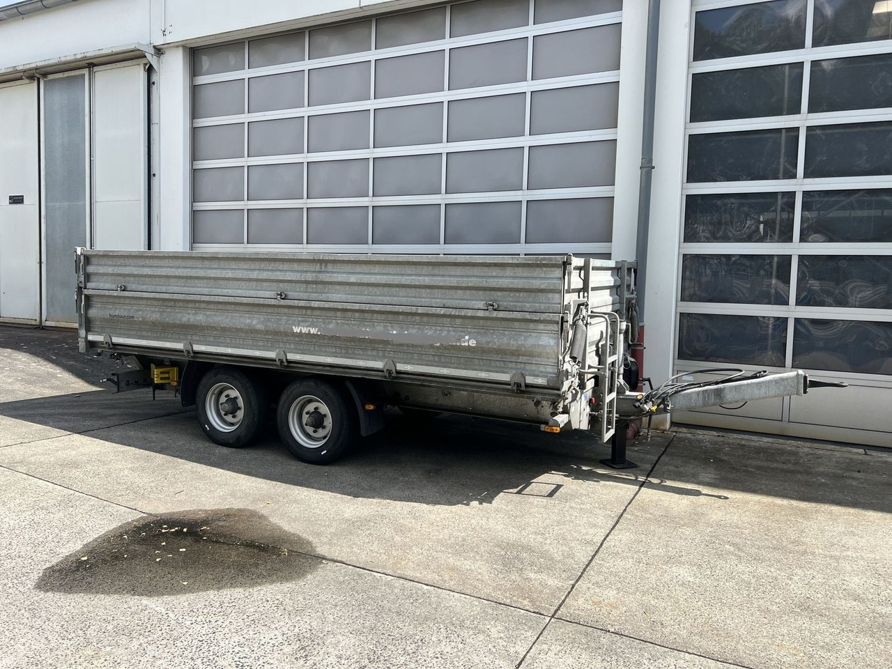 Humbaur Tandemkipper- Tieflader mit Aufsatz, neuwertig - Trailer jungkit: gambar 1 Humbaur Tandemkipper- Tieflader mit Aufsatz, neuwertig - Trailer jungkit: gambar 1