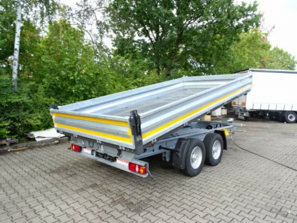 Möslein 13 t Tandem 3- Seitenkipper Tieflader-- Neufahr - Trailer jungkit: gambar 3 Möslein 13 t Tandem 3- Seitenkipper Tieflader-- Neufahr - Trailer jungkit: gambar 3