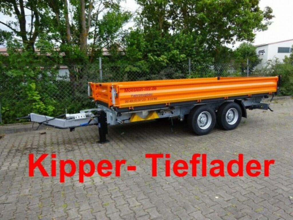 Möslein 13 t Tandem 3- Seitenkipper Tieflader-- Neufahr - Trailer jungkit: gambar 2 Möslein 13 t Tandem 3- Seitenkipper Tieflader-- Neufahr - Trailer jungkit: gambar 2