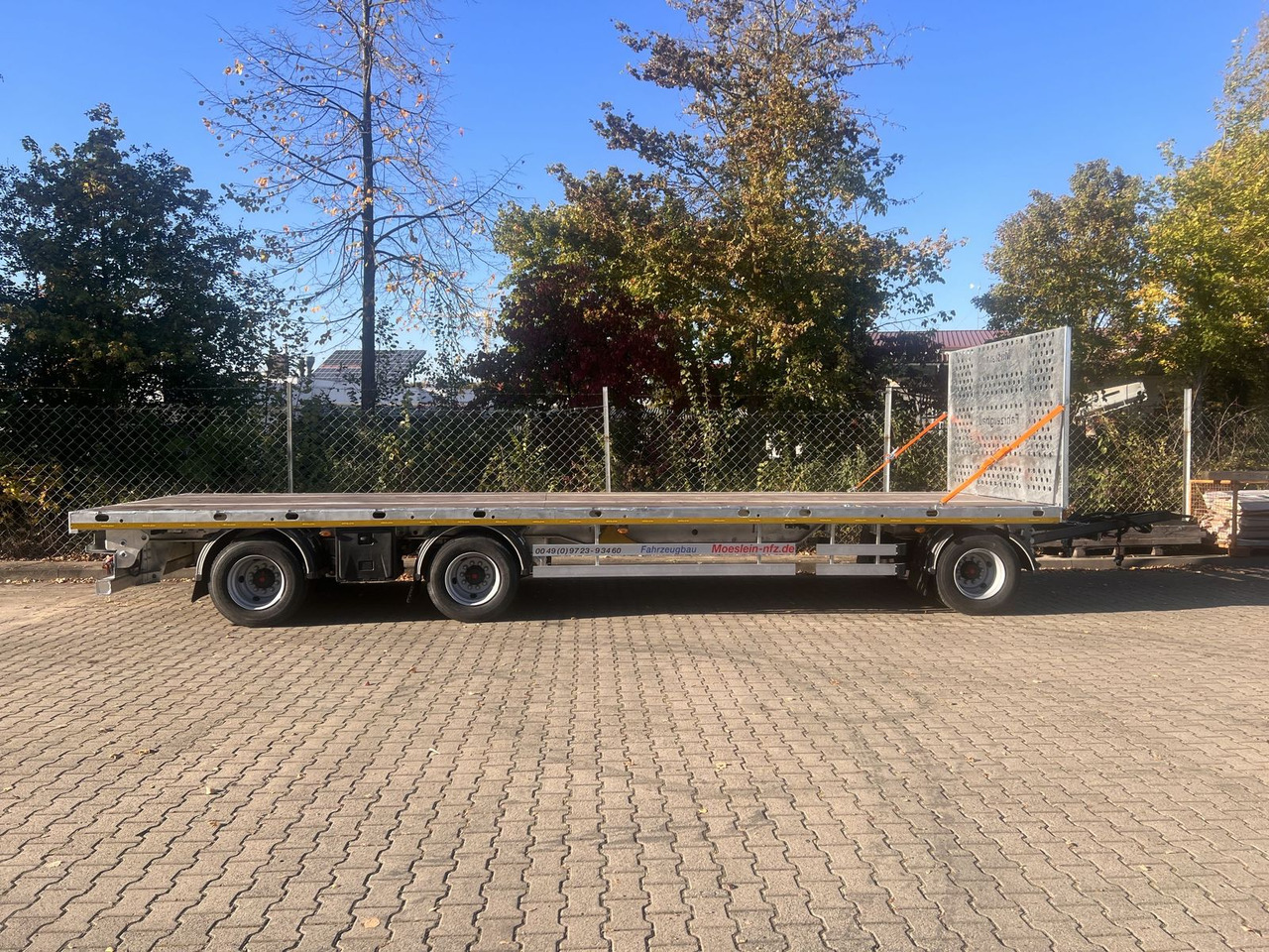 Möslein 3 Achs Jumbo- Plato- Anhänger 10 m, Mega - Trailer flatbed: gambar 4 Möslein 3 Achs Jumbo- Plato- Anhänger 10 m, Mega - Trailer flatbed: gambar 4